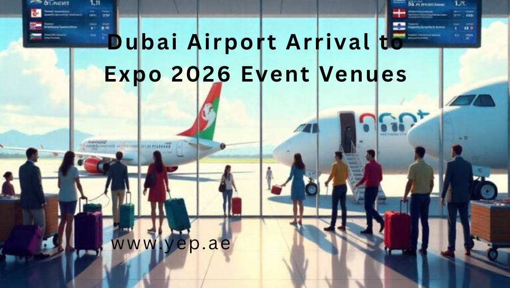 Dubai Airport Arrival to Expo 2026 Event Venues in 12-Seater Van